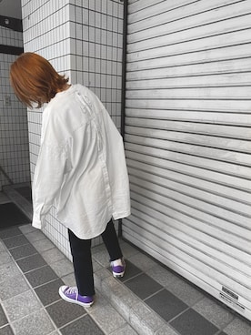 「チャックテイラー」｜「アイテム（その他）」を使った、いとうさん（レディース・157cm）の春コーディネート
