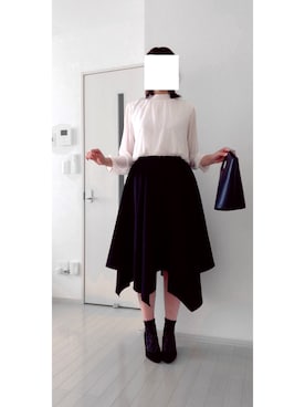 「UNBILLION（アンビリオン）のアイテム」を使った、toniQさん（レディース・170cm）の夏コーディネート