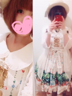 「lolitafashion」｜「アイテム（帽子）」を使った、あっちゃんさん（レディース・153cm）の春コーディネート