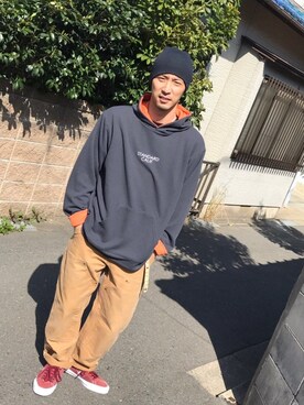 「アイテム（財布/小物、ホワイト系）」を使った、ぽさん（メンズ・178cm）の春コーディネート