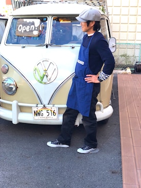 「THE NORTH FACE（ザノースフェイス）のアイテム（オールインワン・サロペット）」を使った、ピーチクパーチクさん（メンズ・165cm）の冬コーディネート