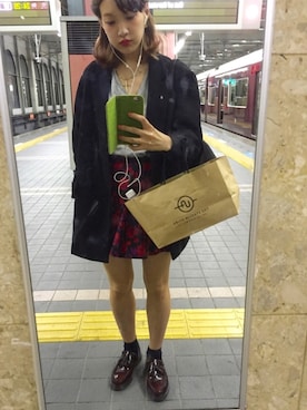 「オーバーサイズジャケット」｜aaaaaaaaさん（レディース・163cm）の秋コーディネート