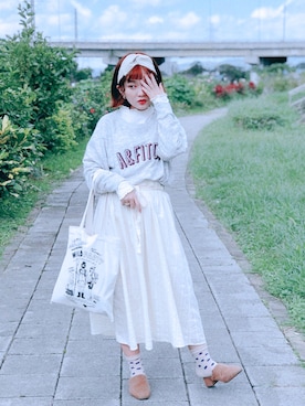 「A&F（エーアンドエフ）のアイテム（トップス）」を使った、Aprilさん（レディース・152cm）の秋コーディネート