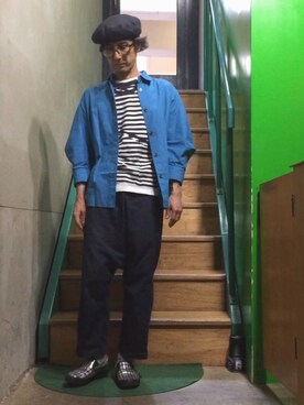 「STARSTYLING（スタースタイリング）のアイテム」を使った、ICHICCHIさん（メンズ・165cm）の春コーディネート