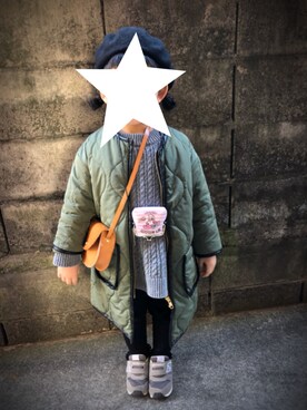 「LIMONTA（リモンタ）のアイテム」を使った、othh_lala♪hさん（キッズ・100cm）の冬コーディネート