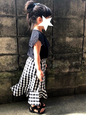 othh_lala♪hさん（キッズ・100cm）の夏コーディネート