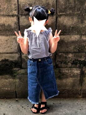 othh_lala♪hさん（キッズ・100cm）の夏コーディネート