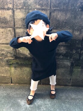 「5歳」｜「アイテム（バレエシューズ）」を使った、othh_lala♪hさん（キッズ・100cm）の秋コーディネート
