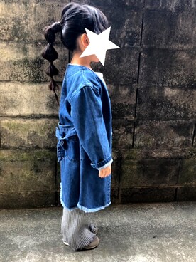 「CIAOPANIC TYPY（チャオパニックティピー）のアイテム（その他アウター）」を使った、othh_lala♪hさん（キッズ・100cm）の冬コーディネート