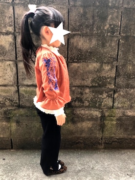 「5歳」｜「アイテム（バレエシューズ）」を使った、othh_lala♪hさん（キッズ・100cm）の春コーディネート