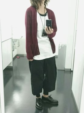 「Dr. Martens（ドクターマーチン）のアイテム（財布/小物）」を使った、aoi!さん（レディース・162cm）の冬コーディネート