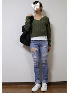 WADAWAKOさん（レディース・154cm）の秋コーディネート