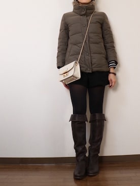 「Eddie Bauer（エディーバウアー）のアイテム（ジャケット/アウター）」を使った、WADAWAKOさん（レディース・154cm）の冬コーディネート