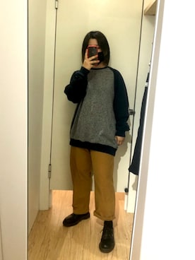 「5（ファイブ）のアイテム（パンツ）」を使った、lw_ww_さん（レディース・156cm）の春コーディネート