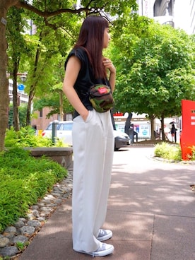 「Manhattan Portage」｜Manhattan Portage Staffさん（レディース・158cm）の夏コーディネート