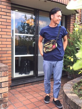 「Manhattan Portage」｜Manhattan Portage Staffさん（メンズ・170cm）の夏コーディネート