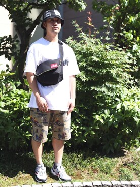 「Manhattan Portage」｜Manhattan Portage Staffさん（メンズ・175cm）の夏コーディネート