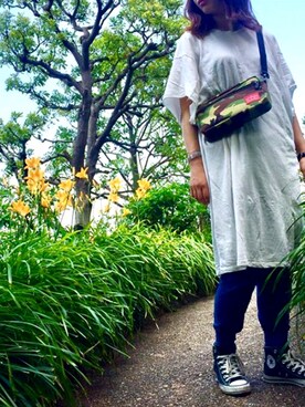 「Manhattan Portage」｜Manhattan Portage Staffさん（レディース・155cm）の夏コーディネート