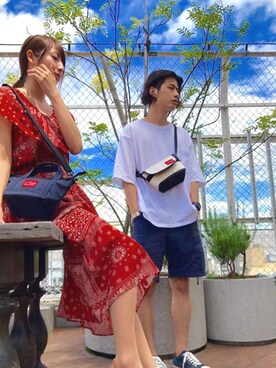 「Manhattan Portage」｜Manhattan Portage Staffさん（メンズ・170cm）の夏コーディネート