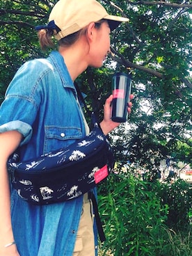 「Manhattan Portage」｜Manhattan Portage Staffさん（レディース・160cm）の夏コーディネート
