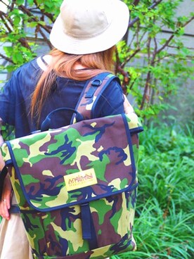 「Manhattan Portage」｜Manhattan Portage Staffさん（レディース・155cm）の夏コーディネート