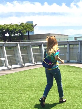 「Manhattan Portage」｜Manhattan Portage Staffさん（レディース・156cm）の夏コーディネート