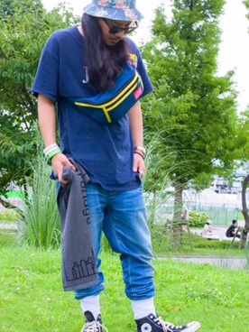 「Manhattan Portage」｜Manhattan Portage Staffさん（メンズ・170cm）の夏コーディネート