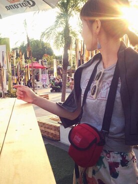 「Manhattan Portage」｜Manhattan Portage Staffさん（レディース・156cm）の夏コーディネート