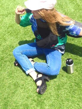 「Manhattan Portage」｜Manhattan Portage Staffさん（レディース・156cm）の夏コーディネート