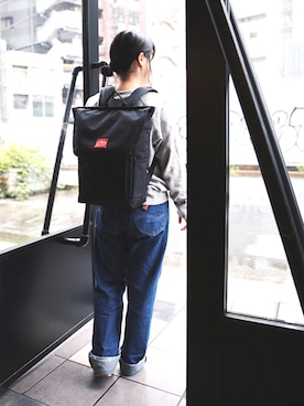 「Manhattan Portage」｜Manhattan Portage Staffさん（レディース・156cm）の秋コーディネート