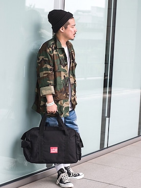 「Manhattan Portage」｜Manhattan Portage Staffさん（メンズ・165cm）の秋コーディネート