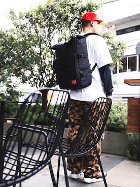 「Manhattan Portage」｜Manhattan Portage Staffさん（メンズ・165cm）の秋コーディネート