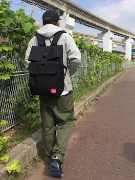 「Manhattan Portage」｜Manhattan Portage Staffさん（メンズ・175cm）の秋コーディネート