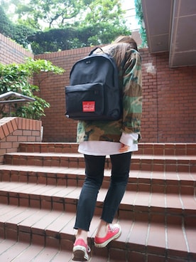 「Manhattan Portage」｜Manhattan Portage Staffさん（レディース・155cm）の冬コーディネート