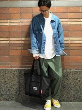 「Manhattan Portage」｜Manhattan Portage Staffさん（メンズ・170cm）の冬コーディネート