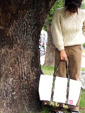 「Manhattan Portage」｜Manhattan Portage Staffさん（レディース・155cm）の冬コーディネート