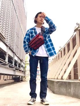 「Manhattan Portage」｜Manhattan Portage Staffさん（メンズ・170cm）の冬コーディネート