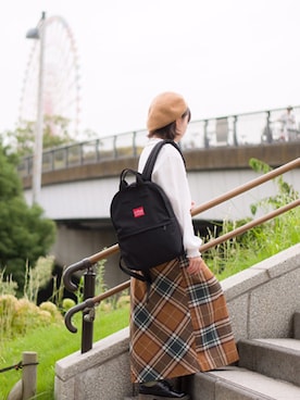 「Manhattan Portage」｜Manhattan Portage Staffさん（レディース・155cm）の冬コーディネート