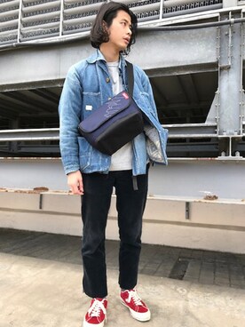 「Manhattan Portage」｜Manhattan Portage Staffさん（メンズ・173cm）の冬コーディネート