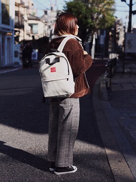 「Manhattan Portage」｜Manhattan Portage Staffさん（レディース・155cm）の冬コーディネート