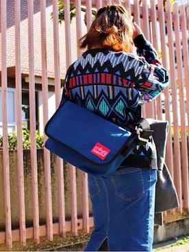 「Manhattan Portage」｜Manhattan Portage Staffさん（レディース・155cm）の冬コーディネート