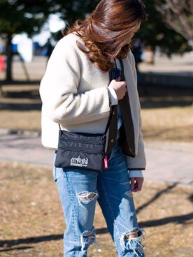 「Manhattan Portage」｜Manhattan Portage Staffさん（レディース・157cm）の冬コーディネート