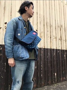 「Manhattan Portage」｜Manhattan Portage Staffさん（メンズ・170cm）の冬コーディネート