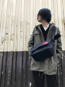 Manhattan Portage Staffさん（メンズ・170cm）の春コーディネート