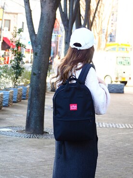 「Manhattan Portage」｜Manhattan Portage Staffさん（レディース・156cm）の冬コーディネート