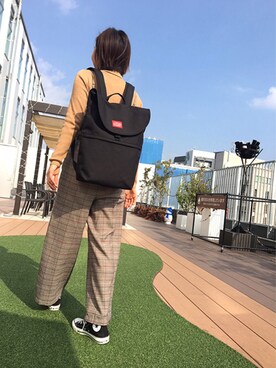 「Manhattan Portage」｜Manhattan Portage Staffさん（レディース・157cm）の春コーディネート