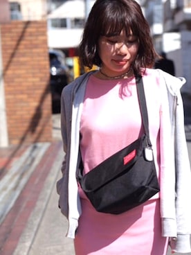 「35周年」｜Manhattan Portage Staffさん（レディース・155cm）の春コーディネート