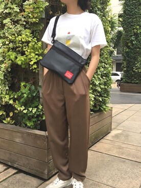 Manhattan Portage Staffさん（レディース・156cm）の秋コーディネート