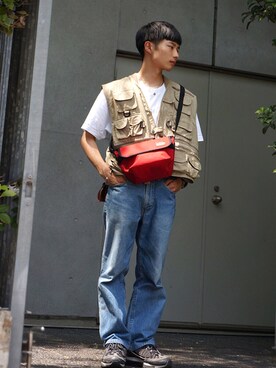 Manhattan Portage Staffさん(メンズ・176cm)の夏コーディネート