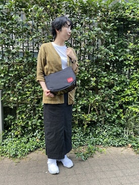 「マスタードイエロー」｜Manhattan Portage Staffさん（レディース・158cm）の秋コーディネート